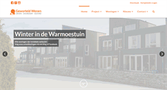 Desktop Screenshot of geworteldwonen.nl