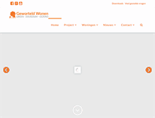 Tablet Screenshot of geworteldwonen.nl